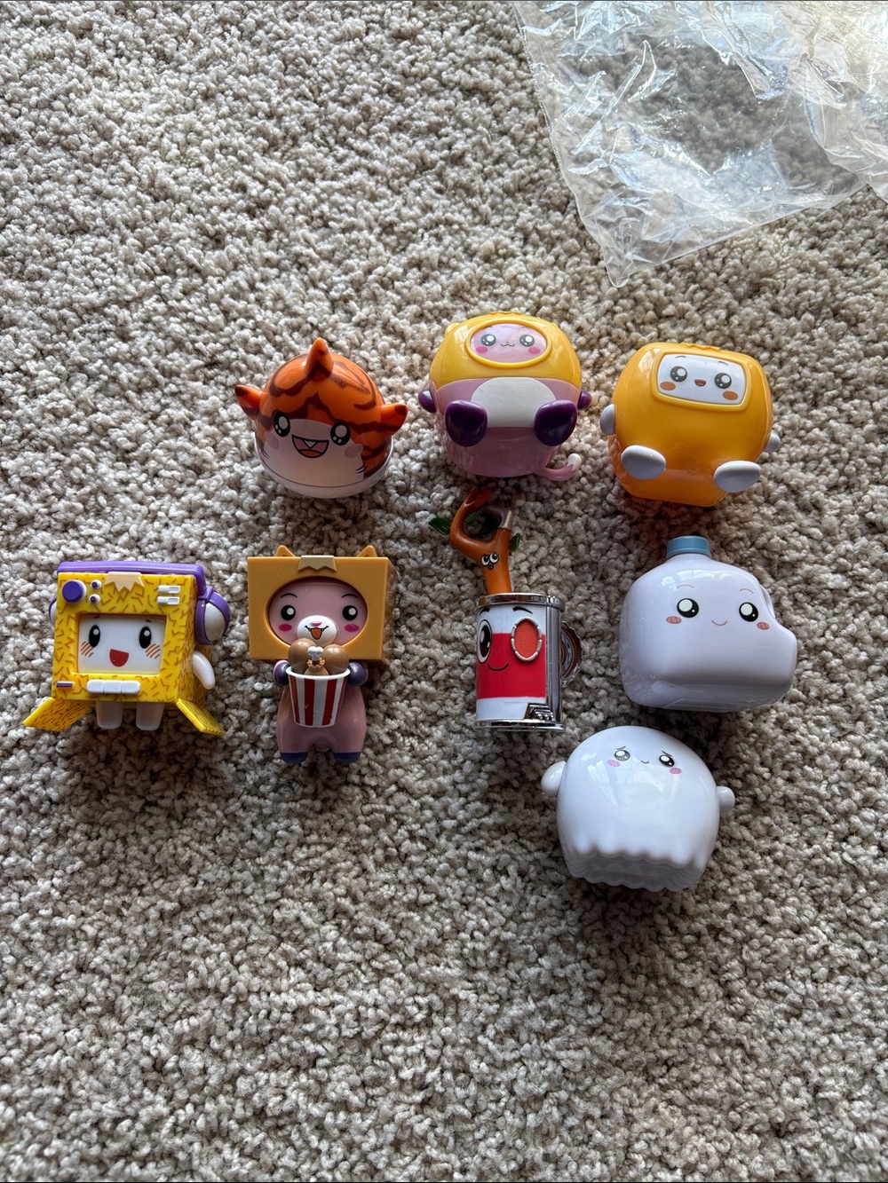 Kids Cute Character Collectible Toy Set - Mixed Colors